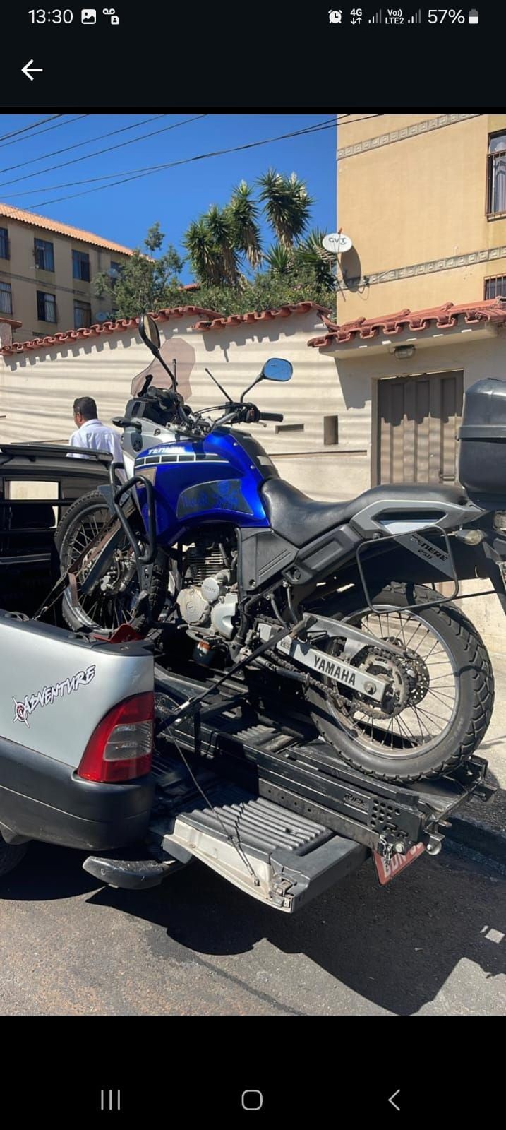 Reboque de emergência para motocicletas